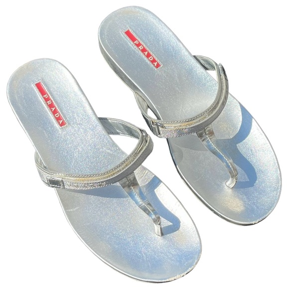 Prada Flop Flop Sandals - Picture 1 of 11